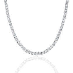 Internet only: 5MM TENNIS CHAIN - WHITE GOLD