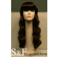 Synthetic Large Wavy Long Wig S&F009