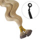 A Grade Wavy 22inch 1g Micro Ring Attached Hair Extensions 100x strands