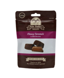 Potter Brothers Chewy Caramels in Milk Chocolate