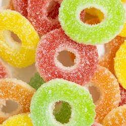Gummy: Sour Colourful Ring