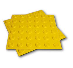 Internet only: Yellow Self-Adhesive Warning Tac-Tile