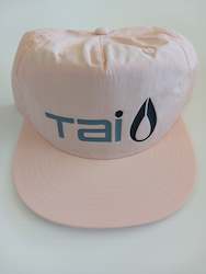 Trucker Caps: (Copy) Pale pink Surf Cap - grey/black Tai