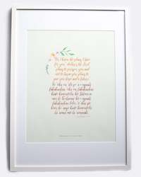 Publishing: Jeremiah 29:11 Tongan/English - I know the Plans I have for You: Floral Green (White)  A2