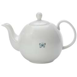 Tea wholesaling: Blue Butterfly China Teapot