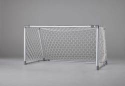 Product design: T3 - Adjustable to 35 sizes up to 5m x 2m Aluminium - FOOTBALL GOAL HARD/SOFT GROUND FULL FRAME - includes wheelie bag.