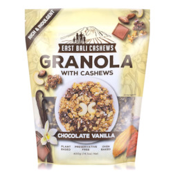 Food wholesaling: East Bali Cashews - Cacao Vanilla Granola 400g