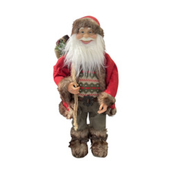 Gift: Santa with Knitted Vest - Large