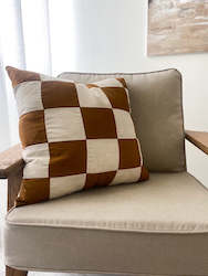 Interior design or decorating: Check Cushion Covers
