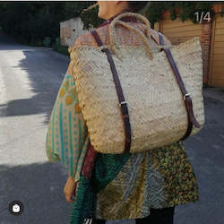 French Market Baskets: French Market Backpack - The Andalucia by Le Panier