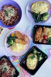 Frontpage: Mixed Meal Box - 6 Kids Meals