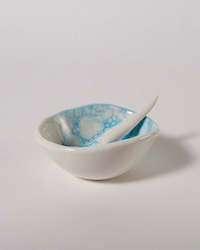 Souvenir: Ceramic Condiment Bowl - Bubble Glaze