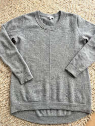 100% cashmere grey knit