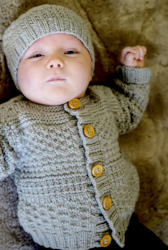 Internet only: Austin Cardi and Hat Knitting Pattern
