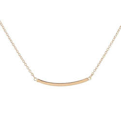 Jewellery: Curve Bar Necklace