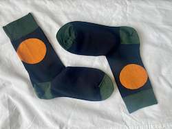 Osaka green merino sock