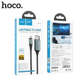 Telephone including mobile phone: HOCO Lightning to HDMI Cable (2 Meter) (UA15)
