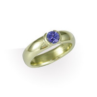 Jewellery manufacturing: 14ct Gold & Ceylon Sapphire Design