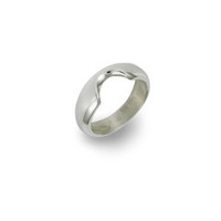 Jewellery manufacturing: Silver Shaped Ring Jens Hansen