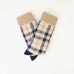 Clothing: Scotland Tartan Pattern Socks