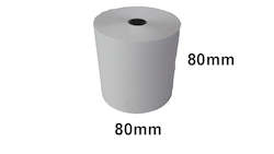 Cash Register Paper Rolls: BPA FREE 80x80mm POS Thermal Receipt Paper Rolls (25 rolls)