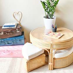 Baby And Kids: Rattan children's table