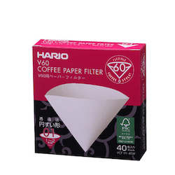 Coffee shop: Hario V60 Paper Filters