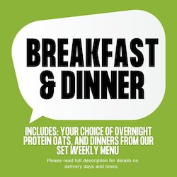 Weekly Meal Plan - BREAKFAST & DINNER