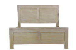 Furniture: TNC Solid Ash Wood Queen Bed Frame