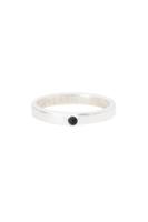 Clothing: Flash - daze stacker ring, silver/onyx - trouble &. Fox + sidecar mens &. Womens clothing online - new zealand