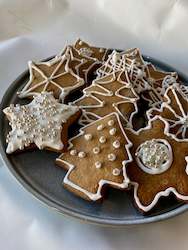 Spiced Christmas Star Cookies, 8 pack