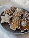 Spiced Christmas Star Cookies, 8 pack