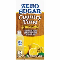 General store operation - mainly grocery: Country Time On The Go Lemonade Zero Sugar 0.83oz/23.7g