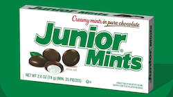 General store operation - mainly grocery: Junior Mints TBX 2.6oz/74g