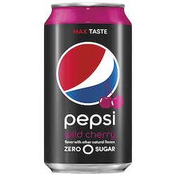 Pepsi Wild Cherry Zero Can 12oz/355ml
