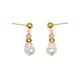 Moonstone & Pearl Droplet Earring