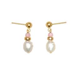 All Earrings: Magic Opal & Pearl Droplet Earring