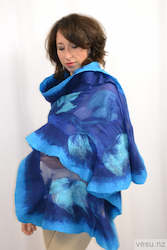 Frontpage: Handmade silk shawl 4364