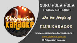 Entertainer: PK008 - Club Karaoke - Nuku Vula Vula