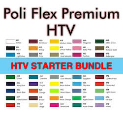 Poliflex Htv: [100cm] Starter Bundle PoliFlex Premuim HTV Iron-on