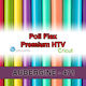 Aubergine 471 Poli Flex HTV Iron-on