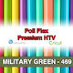 Military Green 469 Poli Flex HTV Iron-on