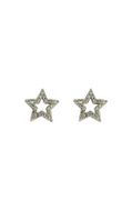 9k white gold diamond star studs from Walker and Hall Jeweller - Walker & Hall