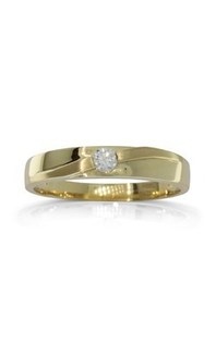 Jewellery: 18ct yellow gold .08ct diamond couple ring from Walker and Hall Jeweller - Walker & Hall