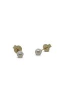 9ct yellow gold Akoya pearl studs - 4mm from Walker and Hall Jeweller - Walker & Hall