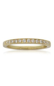 Jewellery: 18ct yellow gold .19ct diamond band from Walker and Hall Jeweller - Walker & Hall