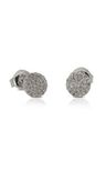 9ct white gold .20ct diamond cluster studs from Walker and Hall Jeweller - Walker & Hall
