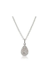 Jewellery: 9ct white gold .11ct diamond pendant from Walker and Hall Jeweller - Walker & Hall