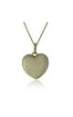 9ct yellow gold heart pendant and chain from Walker and Hall Jeweller - Walker & Hall