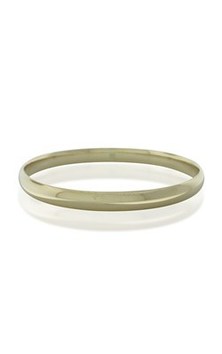 Jewellery: 9ct yellow gold 6.5mm bangle from Walker and Hall Jeweller - Walker & Hall